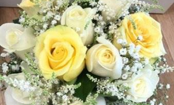 Bouquet de mariée rond, Vaugneray, Alloin Fleurs