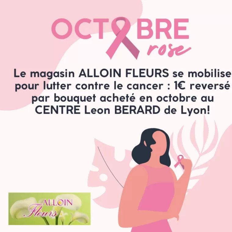 Octobre Rose chez ALLOIN FLEURS