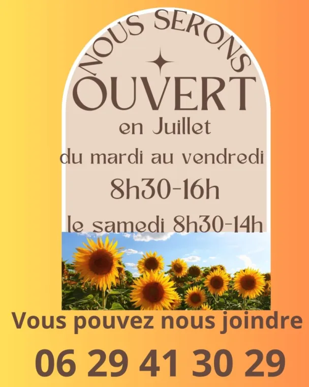 ouverture juillet