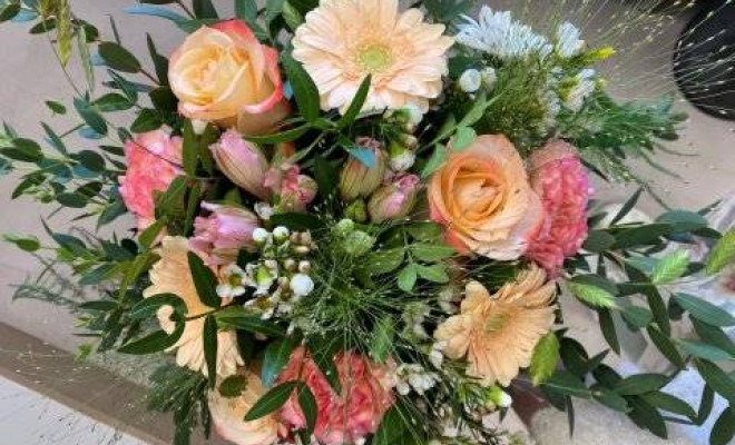 Bouquet champêtre, Vaugneray, Alloin Fleurs