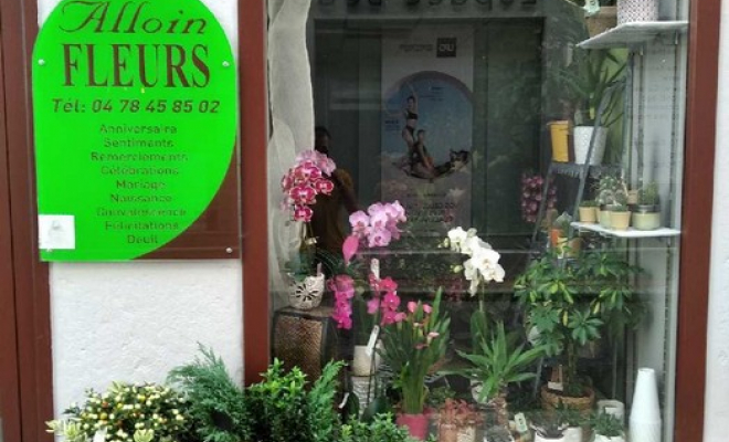 notre magasin Alloin Fleurs à Vaugneray